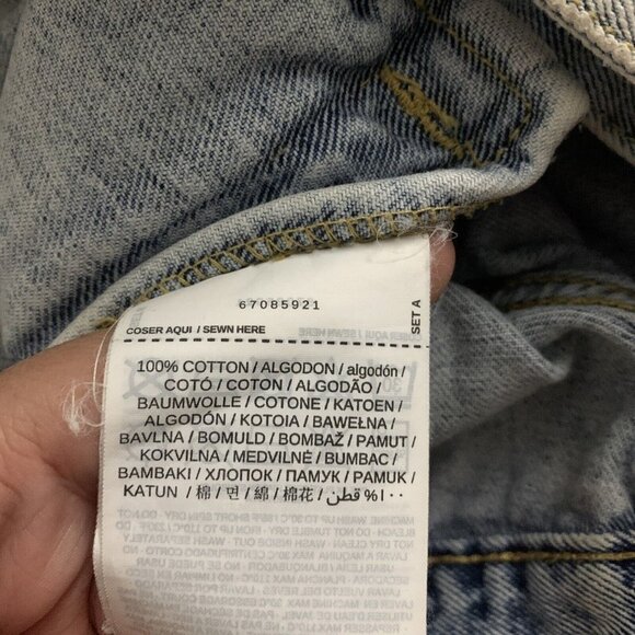 Mango Distressed Light Wash Denim Jackets - Picture 8 of 10